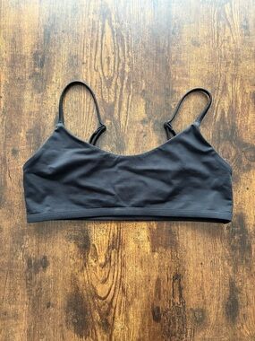 Jolyn Clothing Black Scoop Bikini Top